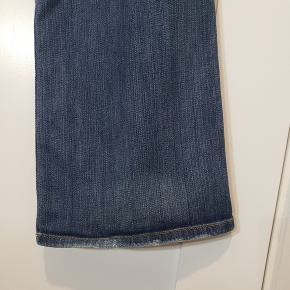 Lucky Brand Jeans Mens 36X34 Slim Bootleg Stretch Button Fly Lightly Distressed - Picture 14 of 16